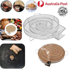 Charcoal BBQ Pellet Smoker Chip Tray Smoking Barbecue Cold Smoke Generator Tools