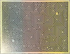  RARE Vintage 1976 Springbok Jigsaw Puzzle  An Amazing Maze  500 pc