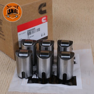 6 Set Tappet Valve Cam Followers 3965966 For Cummins 8.3L 6CT ISC QSL ISL 8.9L