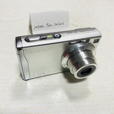 Sony Cyber Shot DSC-W200 Silver Digital Camera 12.1MP 3x Zoom Japanese Exc   