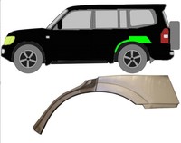 Radlauf FüR Mitsubishi Pajero 5 TüRer 1999 – 2006 Links