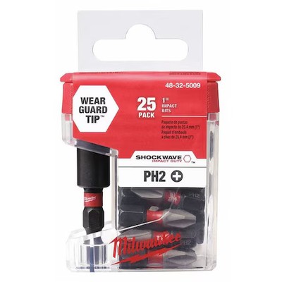 Milwaukee Tool 48-32-5009 Shockwave 2.36'' Magnetic Bit Tip Holder W/Impact Phil