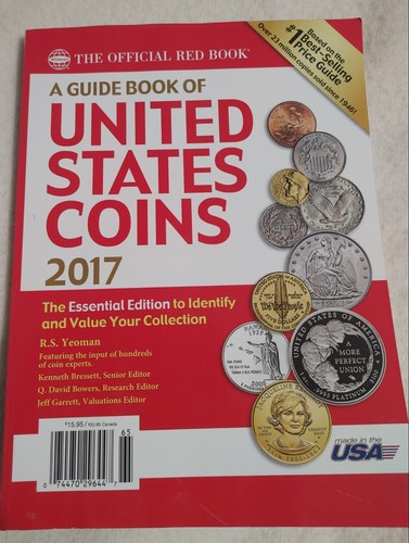 The Official Red Book Guide Book Of U.S. Coins 2017 Edition/Pre-owned