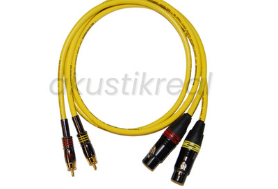 Sommercable EPILOGUE Highend NF-/ Phonokabel Cinch/XLR Female - 2 x 1,0m