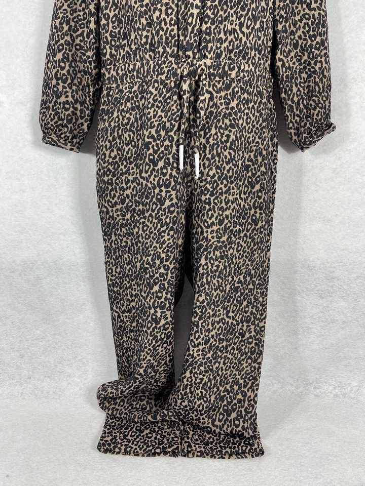 Mono Scotch & Soda para mujer 12 EE. UU. 10 beige estampado de leopardo bordado nuevo sin etiquetas Foto 3 de 4