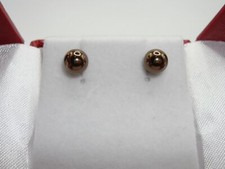 ELEGANT 14K SOLID GOLD STUD EARRINGS 
