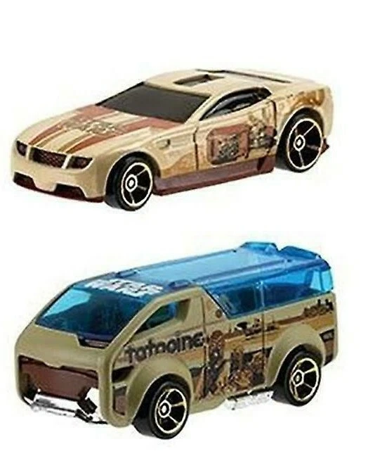 HOT WHEELS-STAR WARS COLLEZIONE VEICOLI-SCALA 1/64 DIE-CAST 6DIVERSI SCELTA-PZ.1 - Immagine 2 di 4