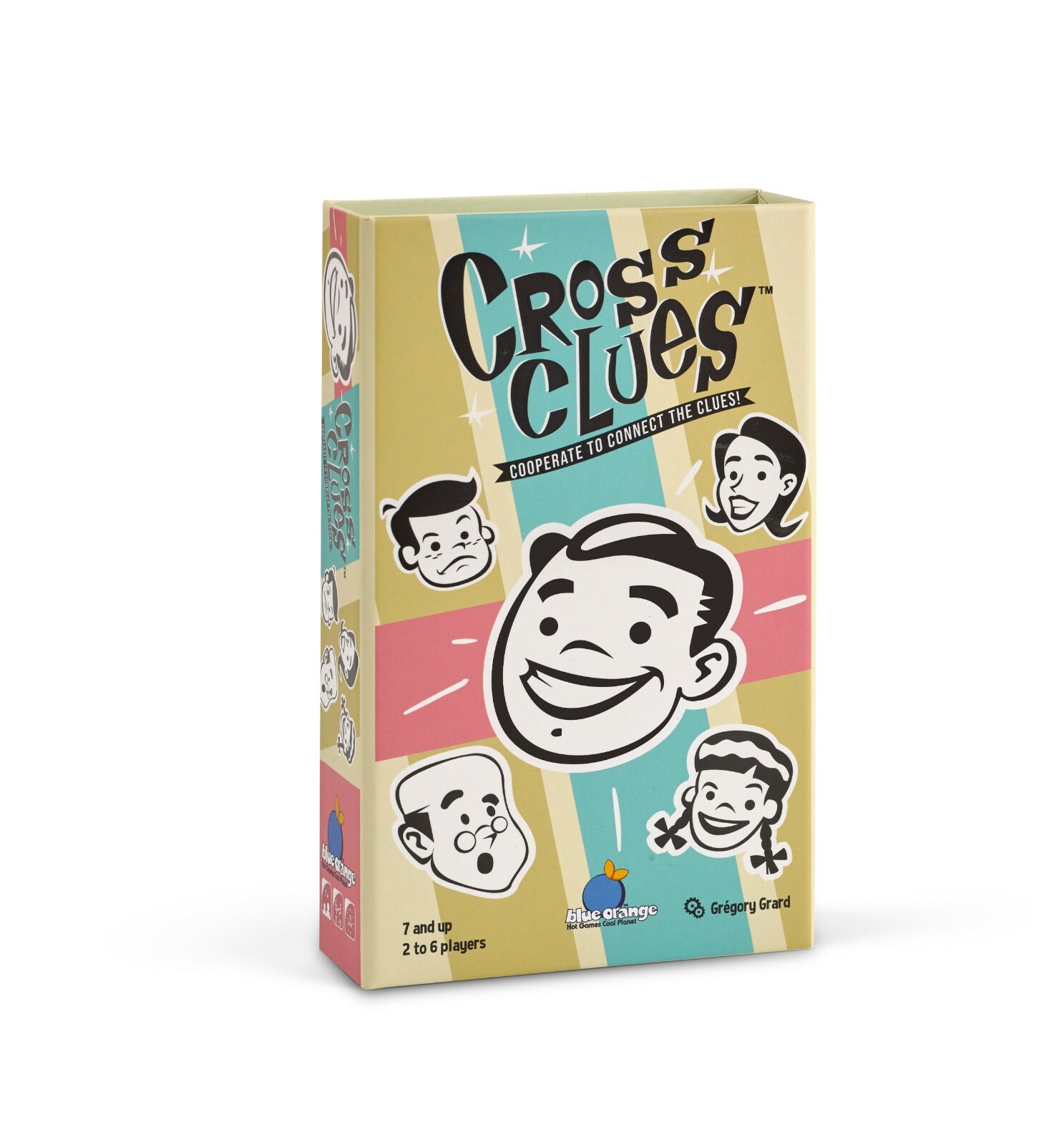 Cross Clues Card Game Blue Orange BOG09016 Family Word Party Code Co-op  Guessing | eBay