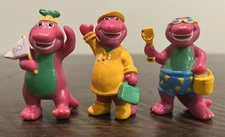 Barney Dinosaur Purple Figure Lot 2.5” Lyons Group 1993 Vintage