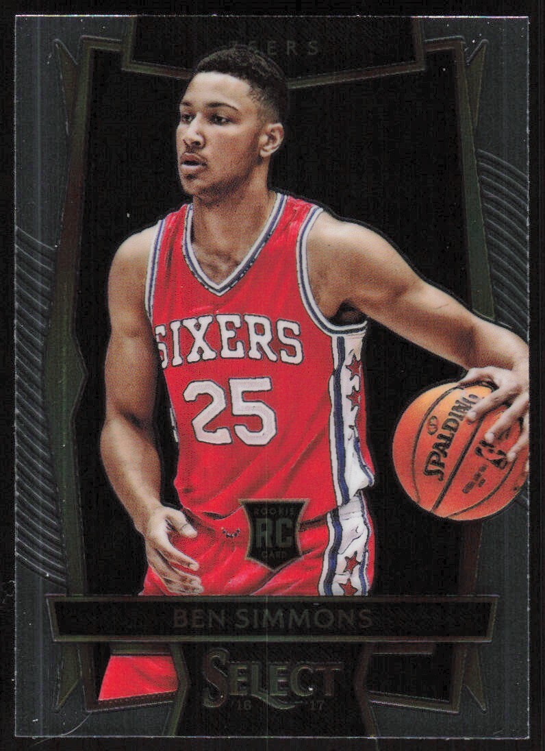 2016-17 Panini Select Ben Simmons Rookie Philadelphia 76ers #60 | eBay