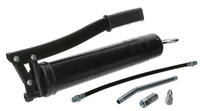 Metall Hebelwirkung / Handfettpresse passend für 400g Kartuschen + 2 Schläuche 