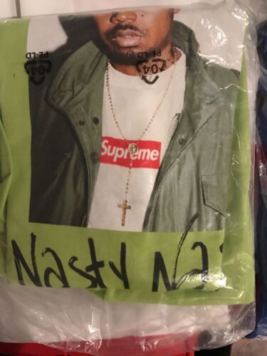 BRAND NEW Supreme Nasty Nas tee lime green XL | eBay