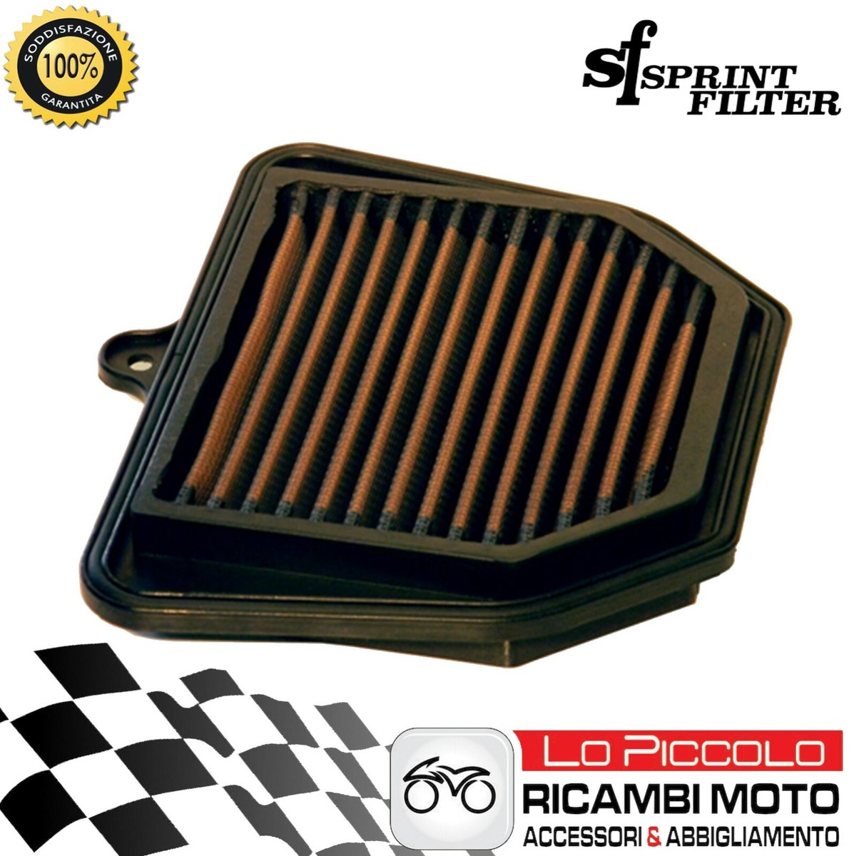 Pm72s Sprint Filter Air Filter Washable Yamaha Fz-8 800 / N 2014