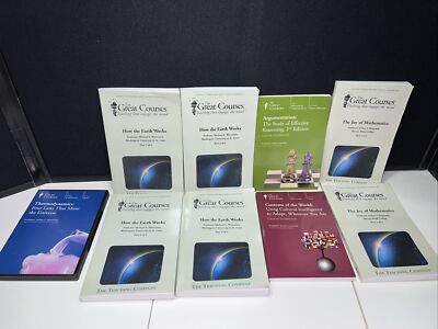 The Great Courses Lot:     Earth Works & Mathematics ￼￼ & ￼ Thermodynamics MORE