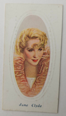 1936 Godfrey Phillips Screen Stars Embossed Series A #32 June Clyde (B)