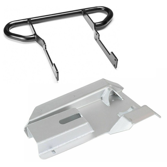 Swing Arm Skid Plate + Rear Wide Grab Bar Guard for ATV Honda TRX400EX