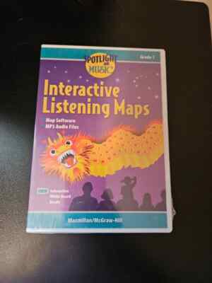 Spotlight on Music Interactive Listening Map Software &  MP3 Audio Files Grade 7