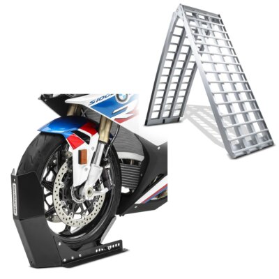Auffahrrampe + Motorradwippe CF5 für Honda Shadow VT 750 C