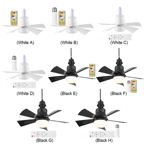 40W Ceiling Fan LED Lamp Dimmable E27 Chandelier Ceiling Fan for Bedroom Kitchen - Picture 2 of 17