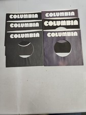 45 RPM 7" RECORD SLEEVES CO. SLEEVE 6 PACK SEE PHOTOS - Columbia SLV149