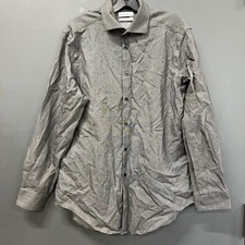 Clavin Klein Slim Fit Performance Non-Iron Mens Button Up Size 16