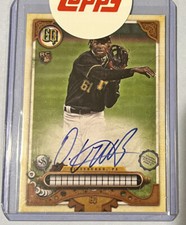 Oneil Cruz 🔥 2022 Gypsy Queen Missing Nameplate Auto Pittsburg Pirates RARE SSP