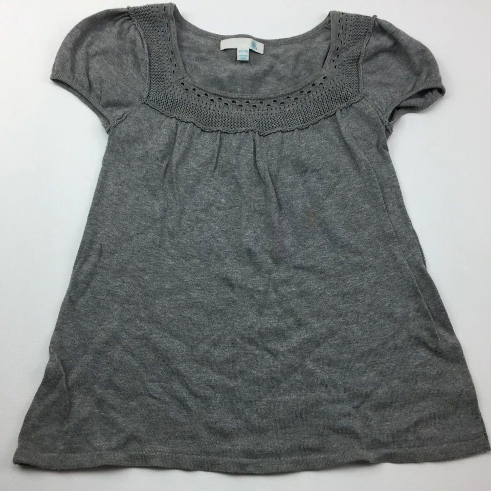 LOTE Mossimo Xhilaration Conjunto de 3 Camisas Niña Gris Púrpura Cuadros Negro S 6 6X 7-8 Foto 2 de 4