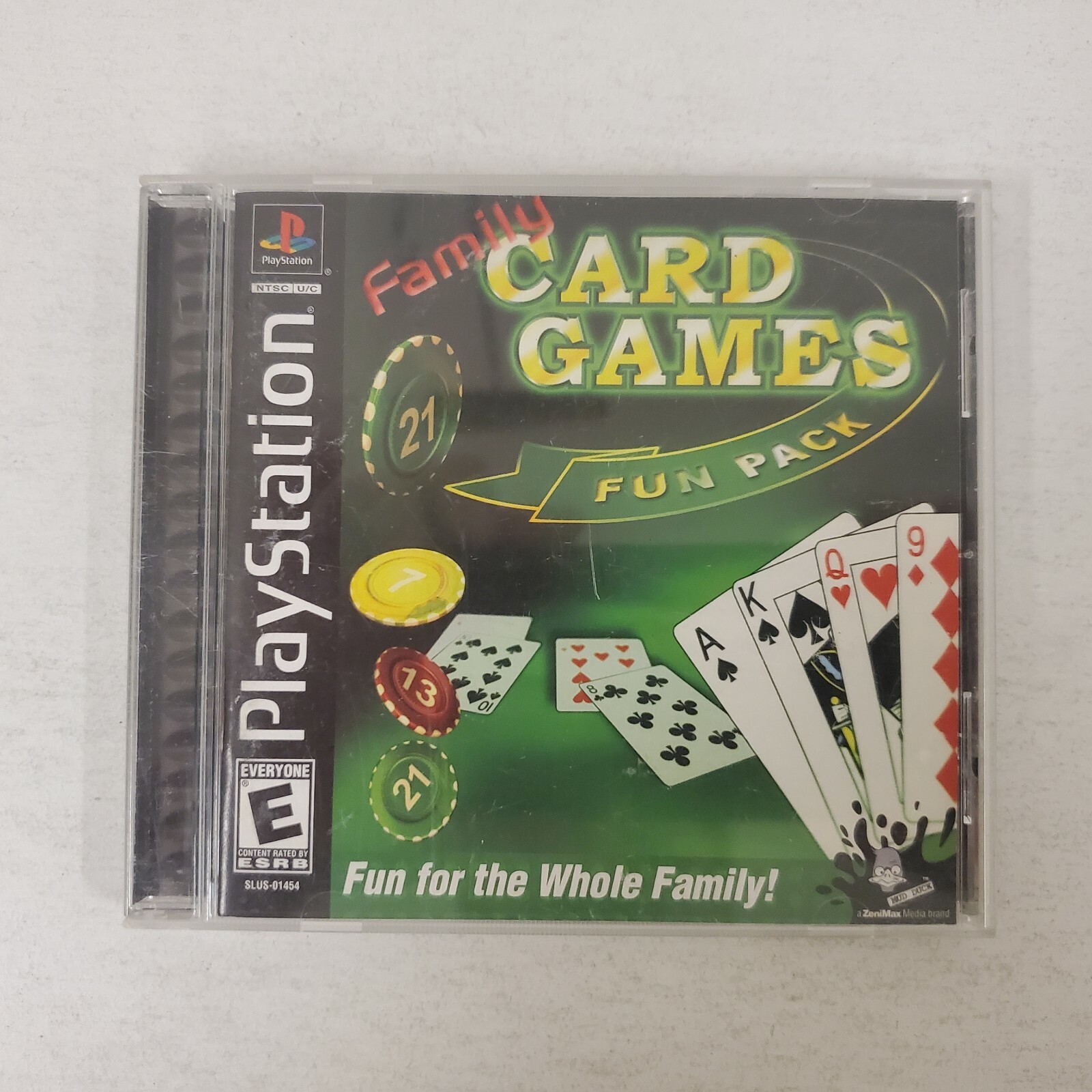 Family Card Games Fun Pack (Sony PlayStation 1, 2003) - PS1 - Complete-image