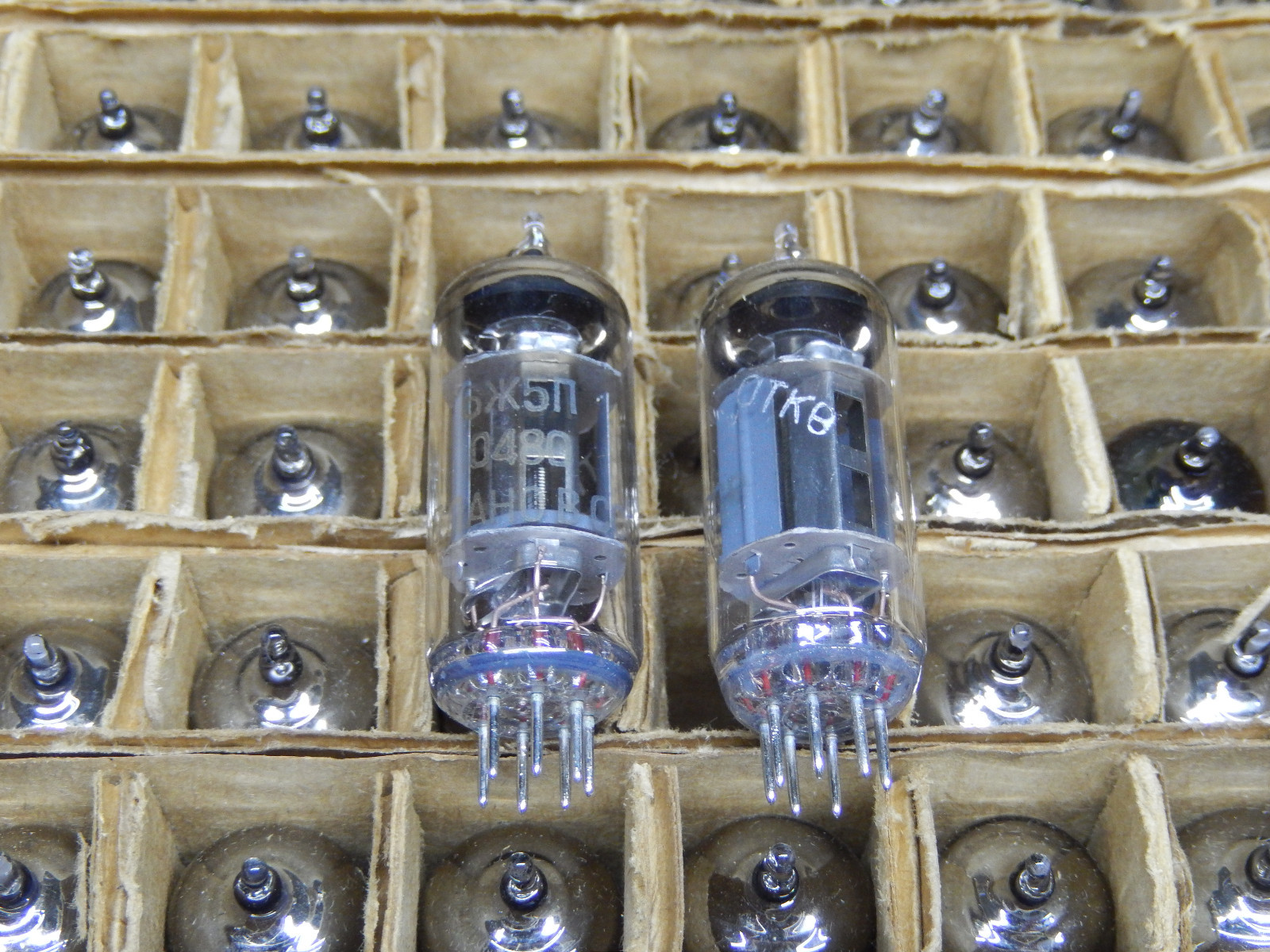 6J5P/6Ж5П=6AH6,6F36,6485 Same Data Codes 1980 Pentode Tube Lot of 4 Pcs ...