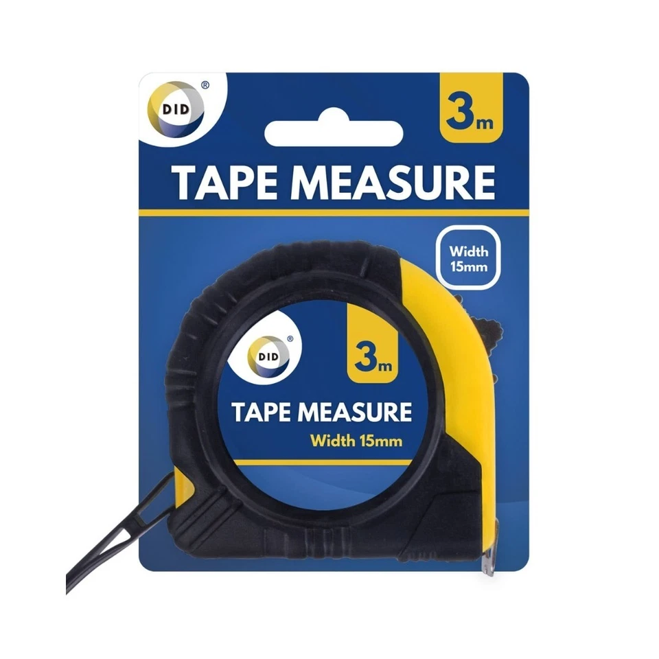 EMERALD MERCHANTS Tape Measure 3m Durable Pocket Measuring Tape UK