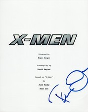 Famke Janssen Signed Autographed X-MEN Full Movie Script COA VD