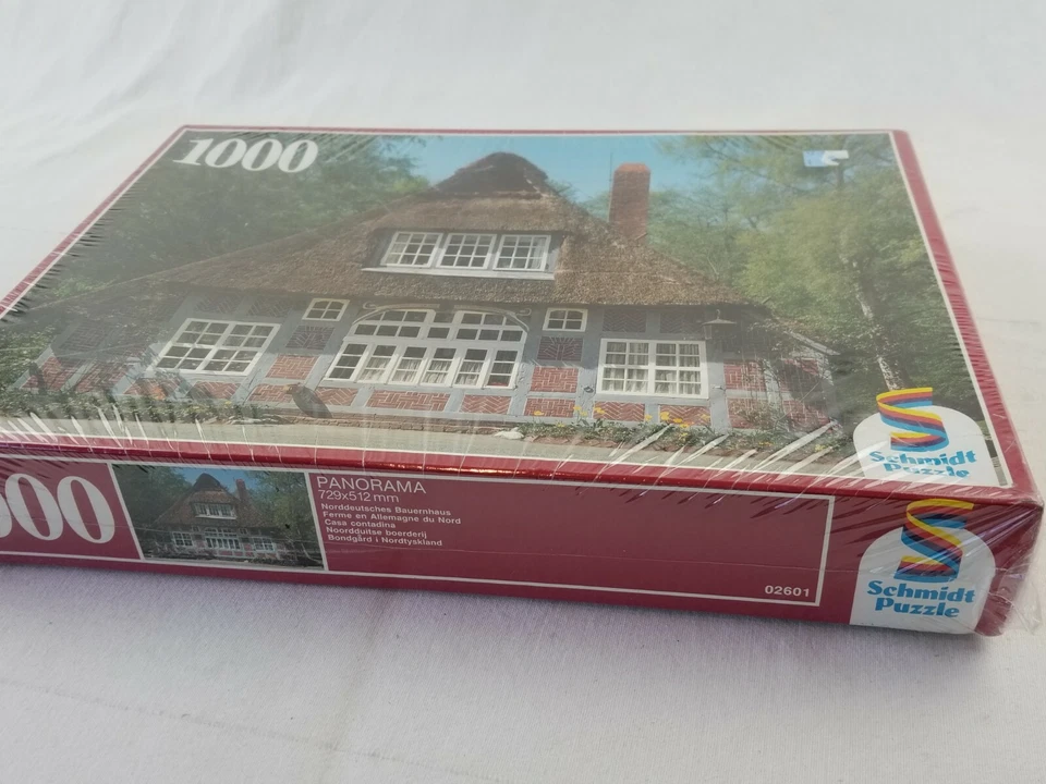 Schmidt Jigsaw Puzzle 1000pc - Panorama Casa Contadina house new sealed 02601 - Image 2 of 4