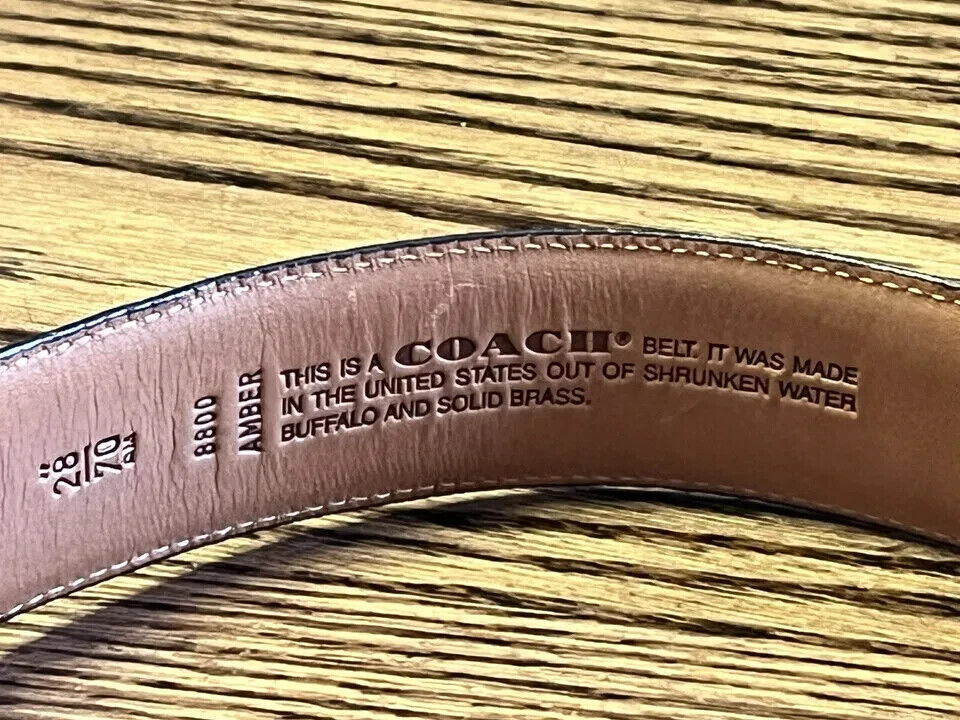 Coach & Carhartt Men’s Leather Belts Size Small 2… - image 18