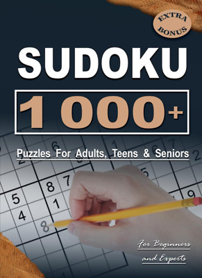 1020 Sudoku Puzzles for Adults: Sudoku Puzzle Book for Adults. Easy to Hard w