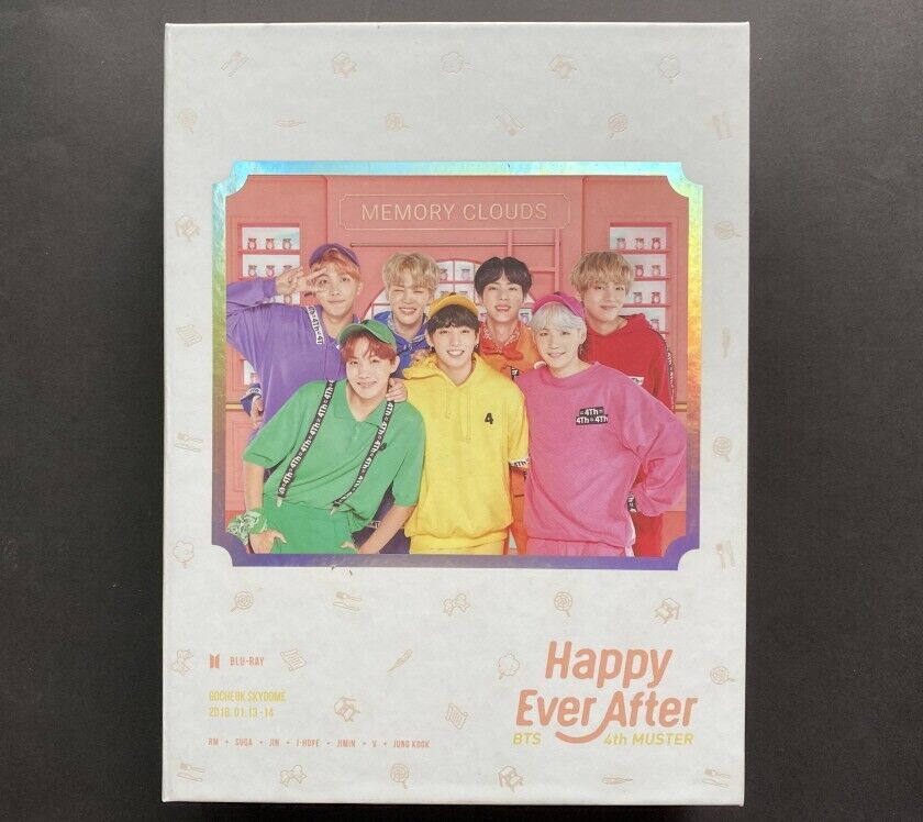 BTS-4TH MUSTER HAPPY EVER AFTER BLU RAY FULL SET NM CONDITION