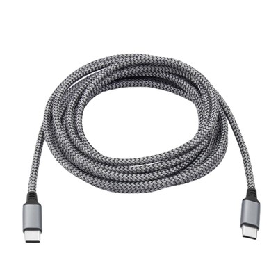 Universal USB C To Type C PD60W Nylon Braided Data Cable for Phone Tablet Laptop