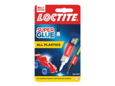 LOCTITE Superkleber Für Alle Kunststoffe Klebstoff 2g Primer / 4ml Reparatur Fix