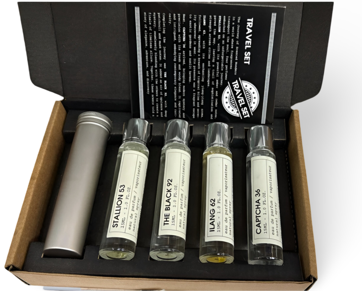 Travel Perfume Set Stallion 53 The Black 92 Ilang 62 Captcha 36