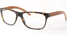EDEL EYES SANDLING WURZEL Dark Tortoise UNIQUE RARE EYEGLASSES WOOD 56-15-135mm