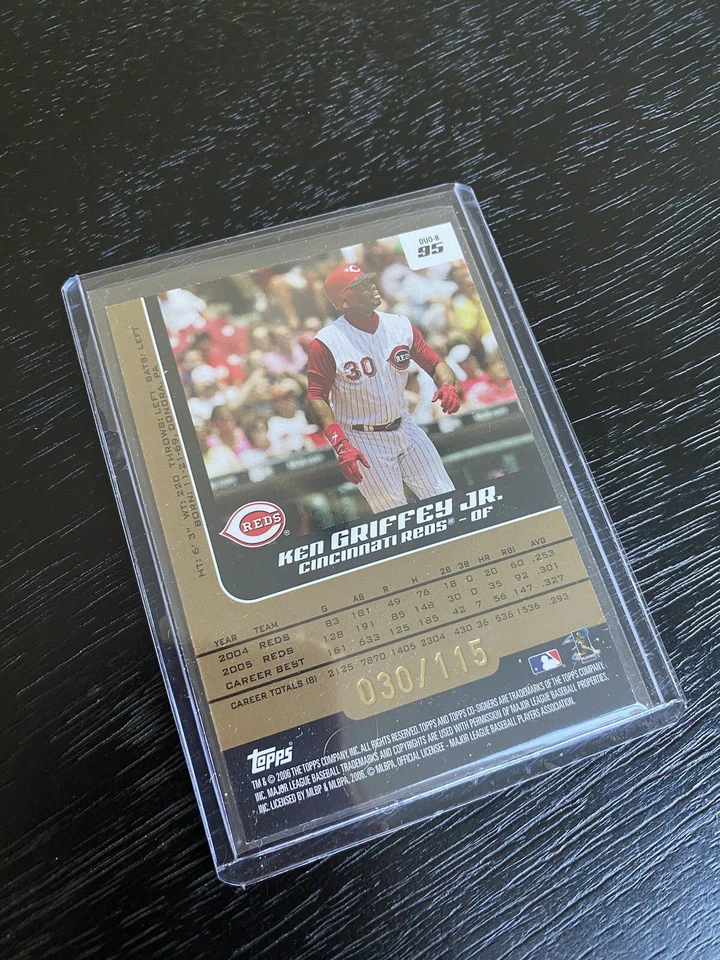 2006 年 Topps 联合签名者 - 更换面孔青铜(Ken Griffey Jr、Felipe Lopez) — 第 2/2 张图片