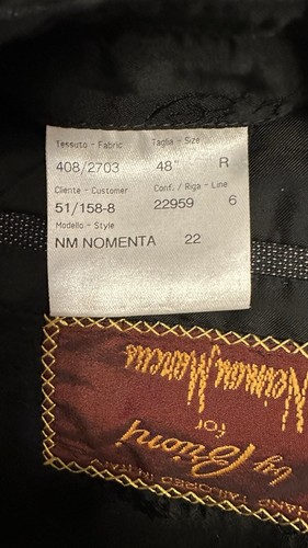 BRIONI Blazer 48/R Cashmere Excellent Condition Charcoal Gray Jacket Sport Coat - Picture 9 of 13