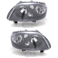 Halogen Scheinwerfer Set FüR Vw Touran 1T Bj. 02/03-10/06 H7/H7 Mit Motor