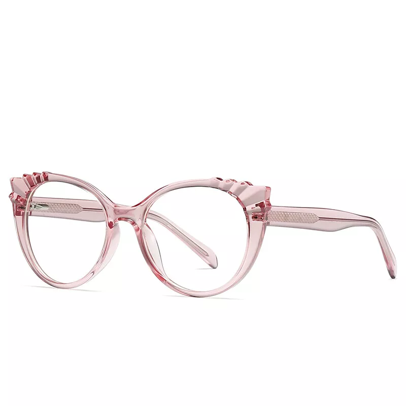 Cat eye glasses cheap with nose pads
