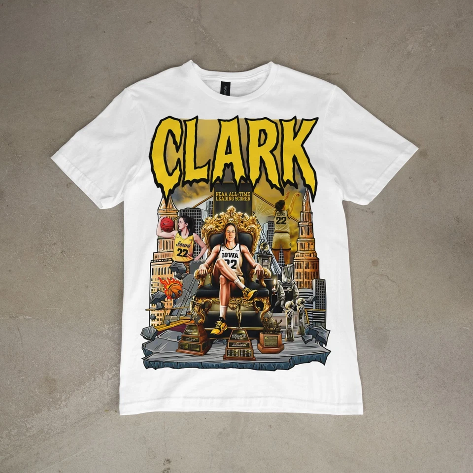 Caitlin Clark Graphic T-Shirt Women's Basketball Men's Unisex Shirt Jersey Gift - Image 4 of 4