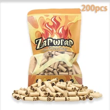 Natural Unrefined Pre-Rolled Filter Tips Rolling Paper Filter Tips - 200 Tips