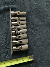 Snap On 38 Drive Deep Swivel Socket Set Sae 6pt8pcdescr Sizes..ssss