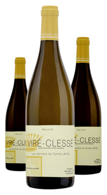 3 x Les Héritiers du Comte Lafon Viré-Clessé AC Mâcon Villages   2023