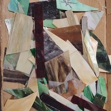 mosaic stained glass pieces