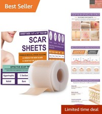Comfortable Medical-Grade Scar Tape for Burn, C-Section, Keloid Scars 4M