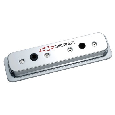 Proform 141-132, Pair Valve Cover for SB Chevy Die-Cast Tall Baffled Aluminum